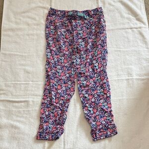 Carter's Floral Kids Pajama Bottoms - Pink and Blue